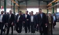 کلیپ/ افتتاح و راه اندازی کارخانه فولاد ساده کربنی و کم آلیاژی در شهرک صنعتی شماره 5 اهواز با حضور رضا انصاری، معاون وزیر صمت و مدیرعامل سازمان صنایع کوچک و شهرک‌های صنعتی ایران