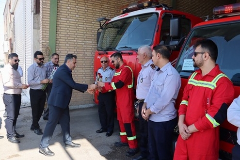 در مانور مشترک اطفاء حریق شهرک های صنعتی شماره 3  و 5 اهواز عنوان شد: اهتمام ویژه ی همه واحدهای تولیدی بر حفظ ایمنی
